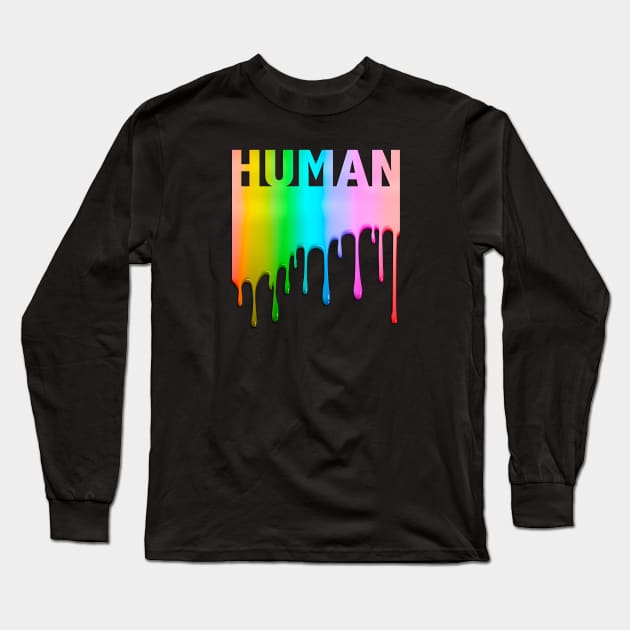 Human Long Sleeve T-Shirt by LebensART